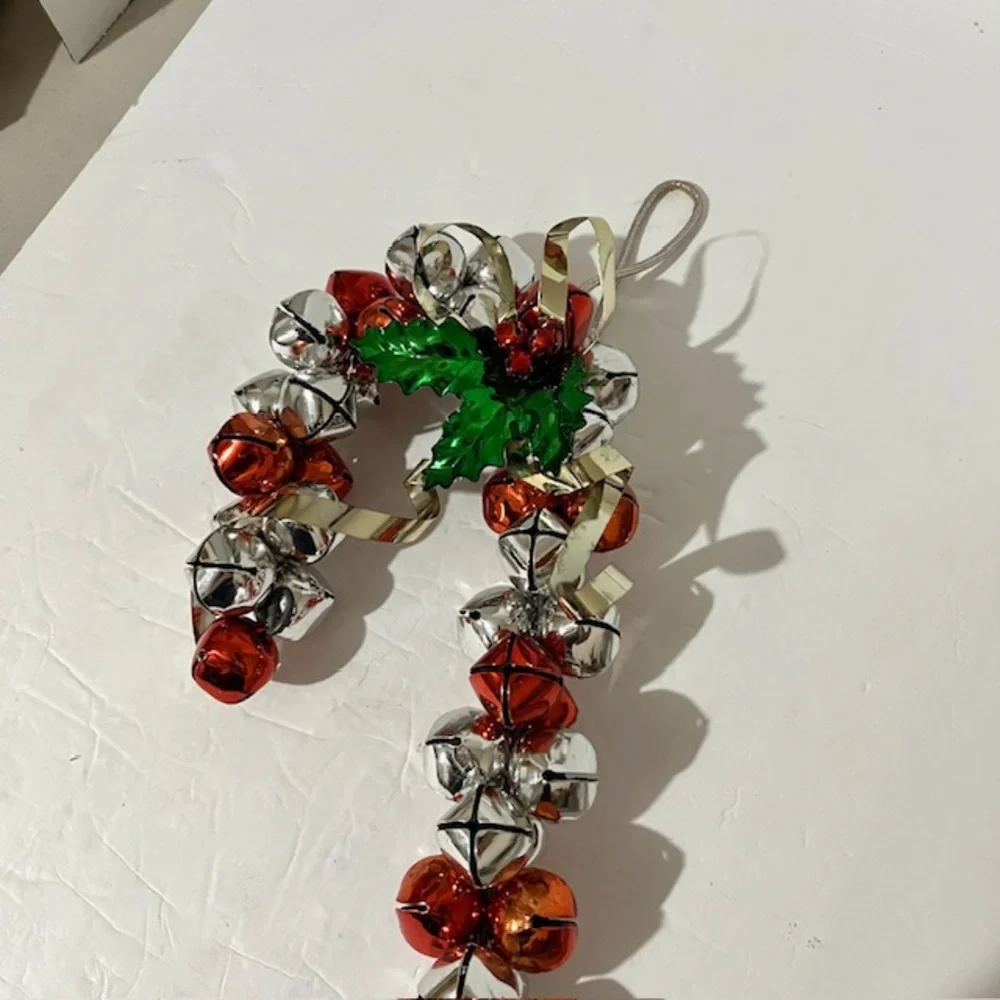 Candy Cane Jingle Bells Door Hanging Christmas